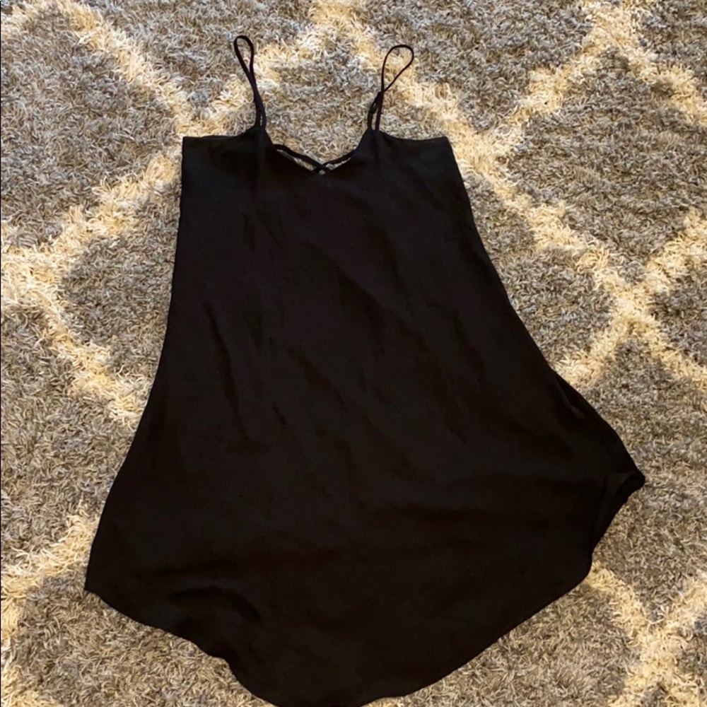 Flowy black Aqua a line dress
